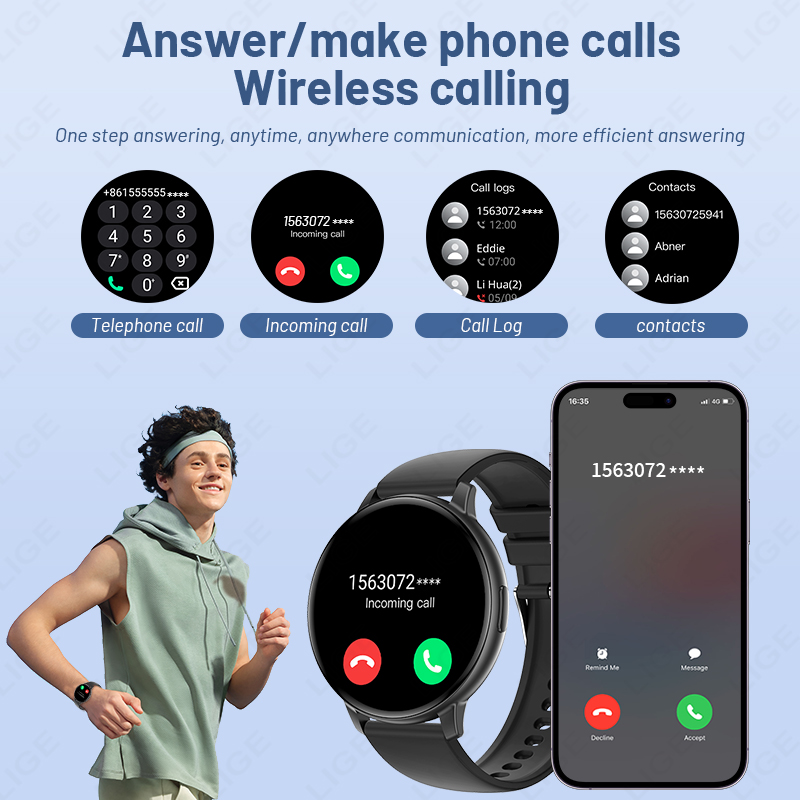 LIGE New 1.43 inches Bluetooth - đánh giá và giá Watches Ladies Smartwatch