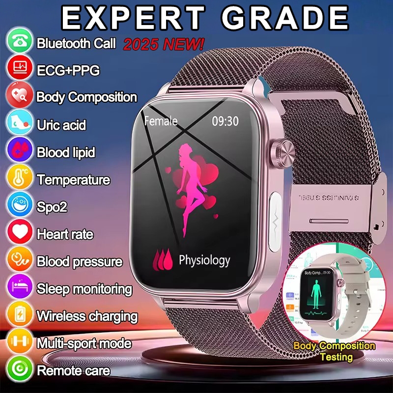 2025 New ECG+PPG Monitoring Sm - đánh giá và giá Smartwatch Watches Price