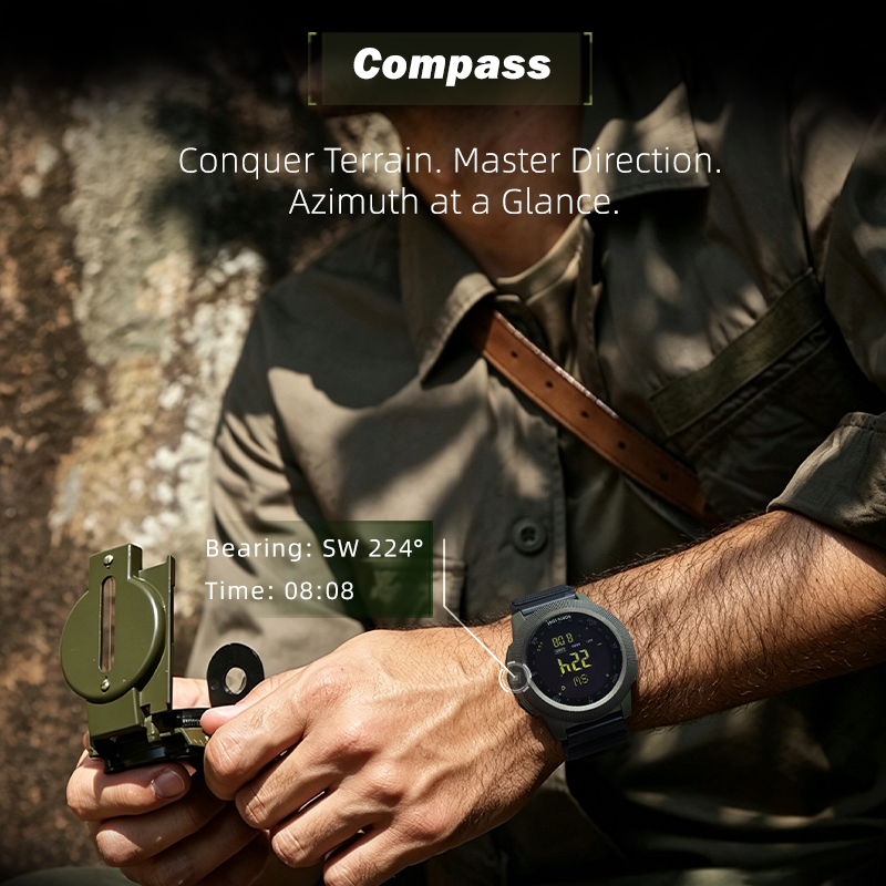 NORTH EDGE APACHE-CF Men Digit - đánh giá và giá Altimeter Compass Watch
