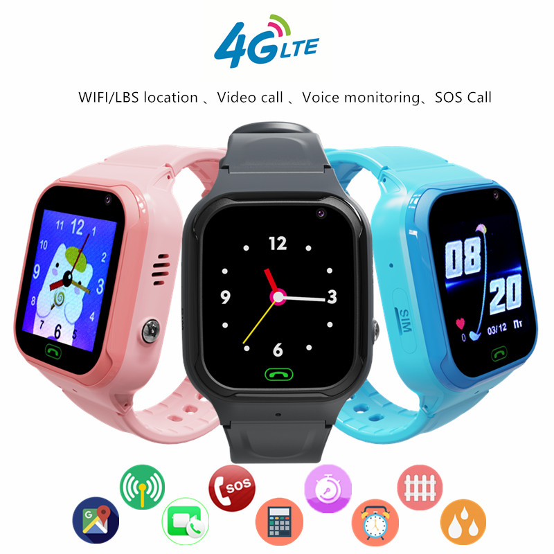 4G Kids Smart Phone Watch Vide - đánh giá và giá Smartwatch Digital Watches For Kid Girl