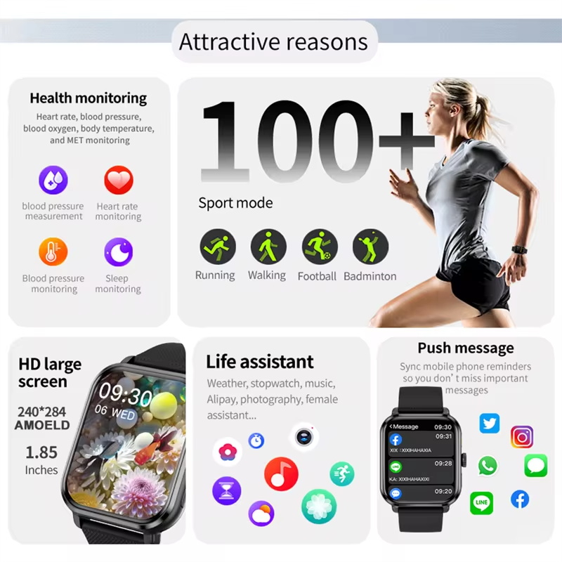 2026 New High end Sports Fitne - đánh giá và giá Smartwatch Watches For Women With Gps